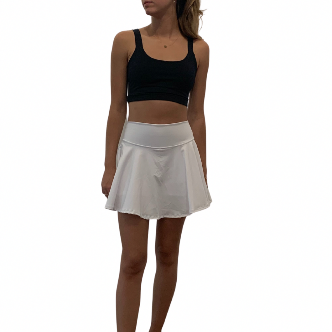 Serena Sports Skirt White