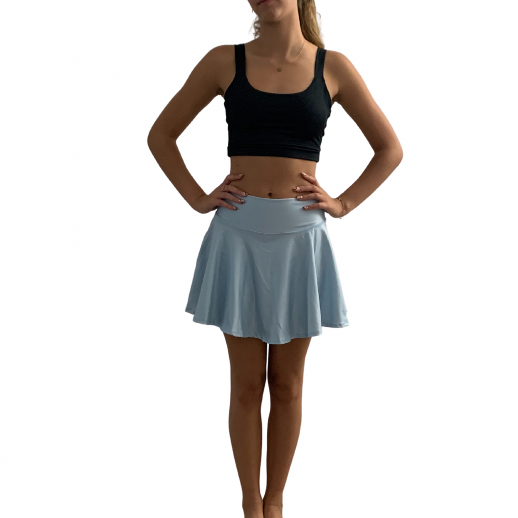 Serena Sports Skirt Light Blue