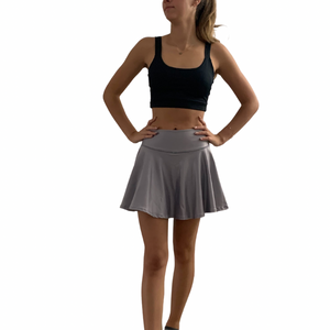 Serena Sports Skirt Gray